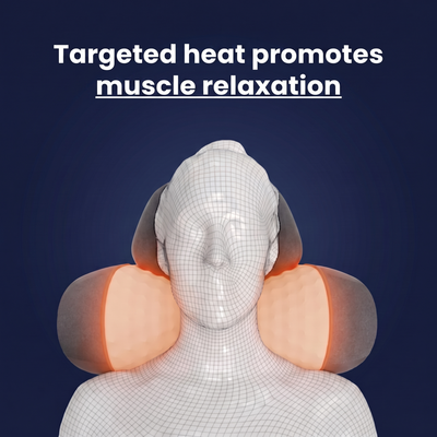 Targeted heat promotes muscle relaxation